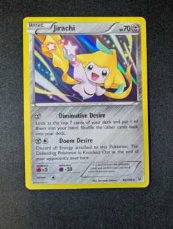 Pokemon XY - Roaring Skies #42/108 Jirachi MP - Image 1