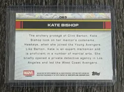 2026 Topps Chrome Marvel Kate Bishop #063 Green RayWave Refractor /99 Near Mint - Image 2