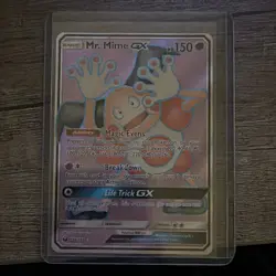 Mr. Mime GX 156/168 Sun & Moon Ultra Rare Holo EN 2018 150HP Pokemon TCG - Image 1
