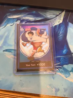 2026 ONE PIECE LOS ANGELES DODGERS MONKEY D LUFFY DON CARD PROMO 7/2/26 - Image 1