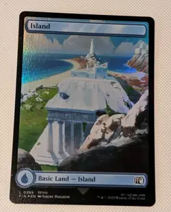 MTG *FOIL FULL ART * Final Fantasy ISLAND #299 NM - Image 1