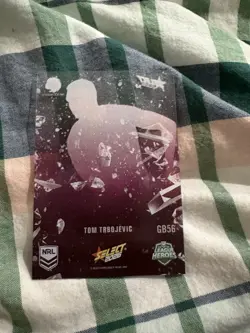 Signed Tom Trbojevic Manly Sea Eagles 2026 NRL Select Game Breakers Card - Image 2