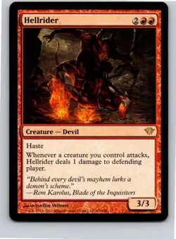 Magic the Gathering Hellrider Dark Ascension MTG Free Shipping! - Image 1