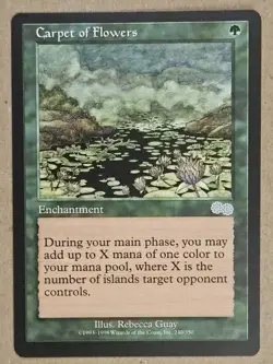 Carpet of Flowers - Urza's Saga - Near Mint | MTG - Image 1