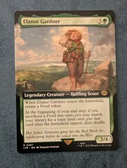 MTG * EXTENDED ART * Lord Of The Rings Rare ELANOR GARDNER NM - Image 1