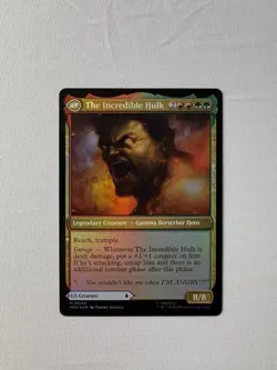 Bruce Banner/The Incredible Hulk Mythic MTG Marvel Super Heroes 0049 NM Foil - Image 3