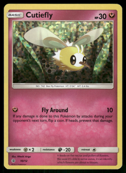 Pokemon TCG - McDonalds 2017 - Cutiefly 10/12 Holo - P - Image 1