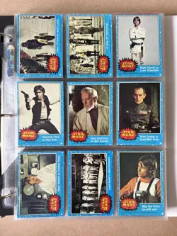1977 Topps Star Wars Complete Series 1 2 3 Card Set Stickers Wrapper 198 Cards - Image 3