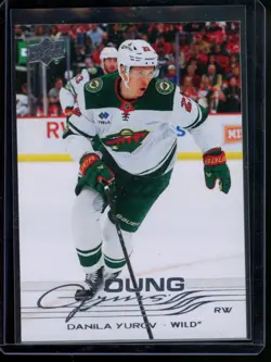 DANILA YUROV 2025-26 Upper Deck Series 2 Young Guns #452 Minnesota Wild RC - Image 1