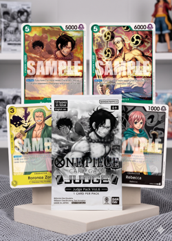 5 x One Piece Card Game Judge Pack Vol.6 - 1 Card Per Pack UK Seller - English! - Image 1