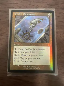 Staff of Domination M The Brothers' War: Retro Frame Artifacts foil 56 - Image 1