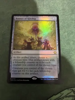 Banner of Kinship #127 (Foil) (NM) Foundations FDN Magic MTG - Image 1