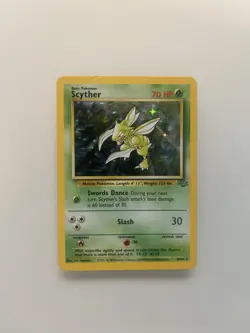 Pokemon TCG Scyther Jungle 10/64 Holo Unlimited Holo Rare - Image 1