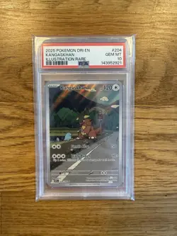 PSA 10 GEM MINT Kangaskhan Destined Rivals Illustration Rare Pokemon 204/182 - Image 1