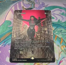 MTG: Silkguard (Borderless Foil) - Marvel Universe - NM - Image 1