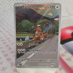 Pokemon TCG - Kangaskhan 204/182 - Destined Rivals - Holo Illustration Rare Card - Image 1