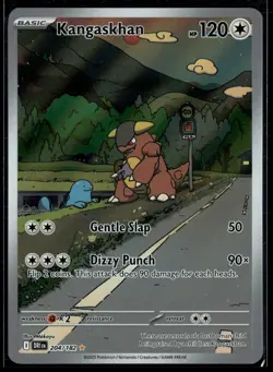 Kangaskhan 204/182 Destined Rivals Illustration Rare Pokemon - Image 1
