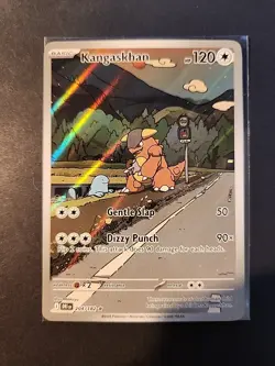Kangaskhan 204/182 Illustration Rare Pokemon SV Destined Rivals - Image 2