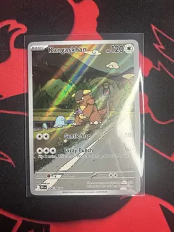 Pokemon TCG Kangaskhan 204/182 Destined Rivals Illustration Rare Card NM - Image 1