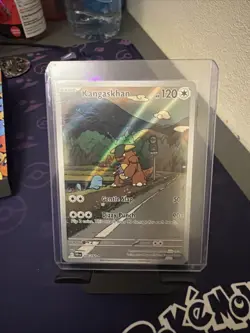 Pokemon TCG Kangaskhan Illustration Rare Destined Rivals Card 204/182 NM - Image 1
