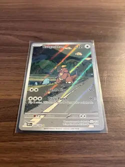 Pokemon TCG Kangaskhan Illustration Rare Destined Rivals 204/182 NM - Image 2