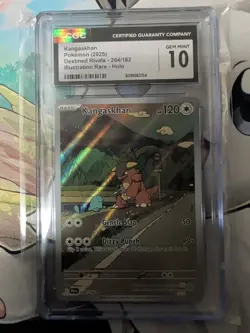 Pokemon TCG Kangaskhan 204/182 Illustration Rare Destined Rivals CGC Gem Mint 10 - Image 1