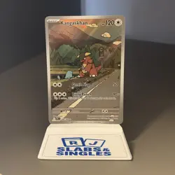 Pokemon TCG Destined Rivals Kangaskhan Illustration Rare Card 204/182 - Image 1