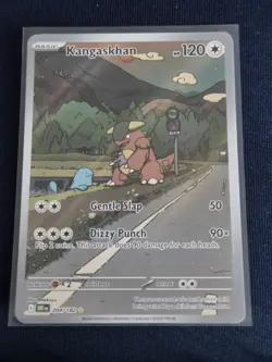 Pokemon TCG Kangaskhan Illustration Rare Destined Rivals 204/182 - NM+ - Image 1