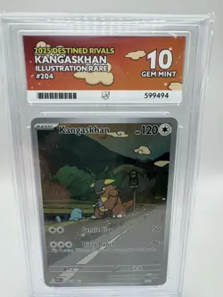 ACE 10 Pokemon TCG Kangaskhan 204/182 Destined Rivals IR Illustration Rare - Image 1