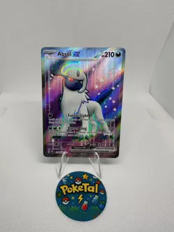 Absol ex 214/197 Ultra Rare Obsidian Flames Pokemon Near Mint - Image 1