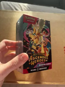 Pokemon TCG: Mega Evolution Ascended Heroes Booster Bundle 6 Pack New and Sealed - Image 1