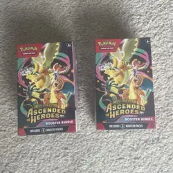 Sealed Pokemon TCG Mega Evolution Ascended Heroes Booster Bundle 2 Boxes English - Image 1