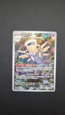 Pokemon TCG Shedinja Card Illustration Rare Mega Evolution 144/132 NM Condition - Image 1