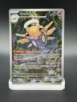 Pokemon TCG Shedinja Illustration Rare ME01: Mega Evolution 144/132 NM - Image 1