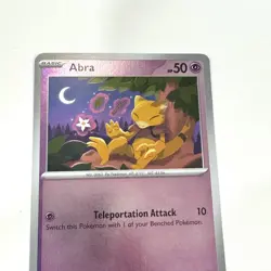Abra Mega Evolution 054/132 Reverse Holo Near Mint Pokemon TCG English - Image 2
