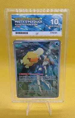 Misty's Psyduck Destined Rivals 193/182 Illustration Rare Ace 10 - Image 1