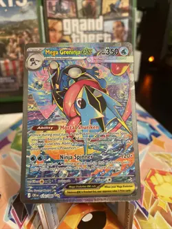 Mega Greninja Ex SIR 116/086 chaos rising Extremely Clean PSA 10 contender - Image 1