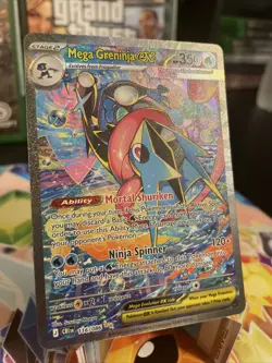 Mega Greninja Ex SIR 116/086 chaos rising Extremely Clean PSA 10 contender - Image 2