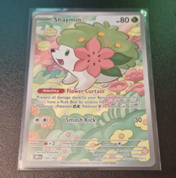Shaymin 185/182 Sv10 Destined Rivals Illustration Rare Full Art Holo - Image 1