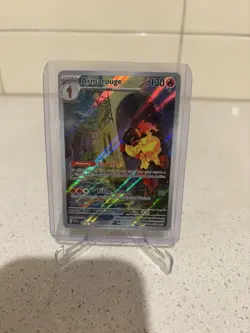 Pokemon TCG Armarouge Scarlet & Violet Base Set 203/198 Holo Illustration Rare - Image 1