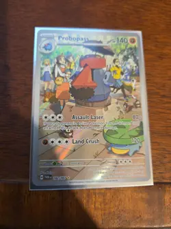 Pokemon Probopass TCG Scarlet & Violet Twilight Masquerade Holo Card 182/167 - Image 1