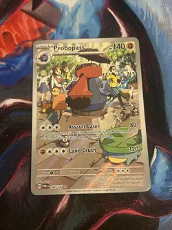 Pokemon TCG Probopass Illustration Rare Card 182/167 S&V Twilight Masquerade NM - Image 1