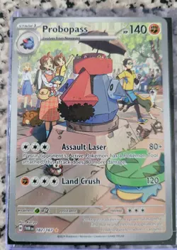 Pokemon TCG Probopass Illustration Rare Card 182/167 S&V Twilight Masquerade NM - Image 1