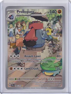 Pokemon Probopass TCG Holo Illustration Rare Card Twilight Masquerade 182/167 - Image 1