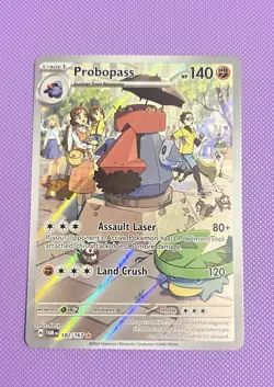 Pokemon TCG Probopass Illustration Rare Card 182/167 S&V Twilight Masquerade - Image 1