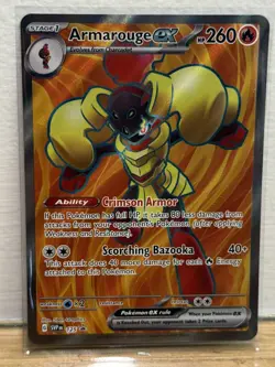 Armarouge ex SVP125 SVP 125 Promo Pokemon Card NM - Image 1