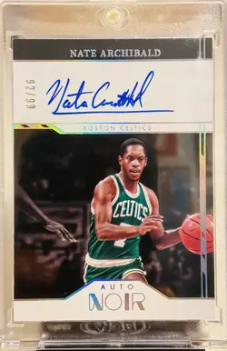 Nate Tiny Archibald 2021-22 Panini Noir On-Card Auto /99 🏀🔥✍ - Image 1