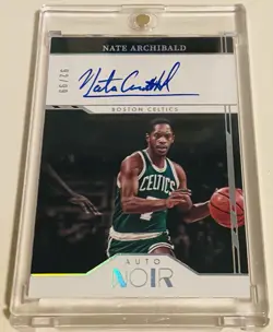 Nate Tiny Archibald 2021-22 Panini Noir On-Card Auto /99 🏀🔥✍ - Image 2