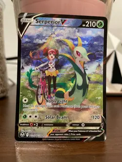 Pokemon TCG Serperior V TG13/TG30 Swsh12 Silver Tempest Trainer Gallery NM - Image 1