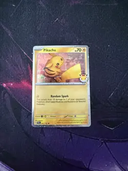 Pikachu (Pokemon Day 2026) 051/162 - Cosmos Holo PROMO Rare NM Pokemon Card TCG - Image 1